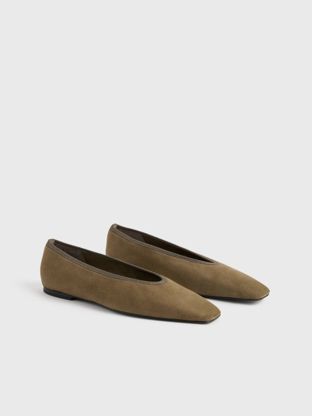 Toteme Minimalist Suede Ballerinas Hazel EU 38 / US 8 - Picture 6 of 7